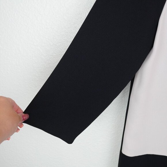 Kate Spade Colorblock Long‎ Sleeve Shift Dress With Back Zipper Size 6 - Picture 5 of 6